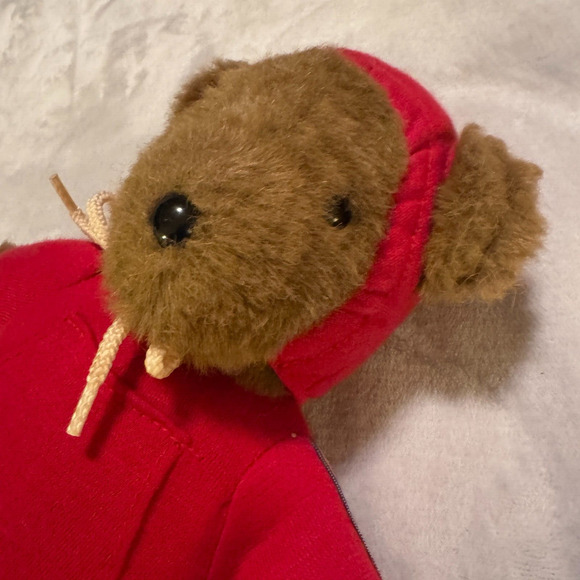 Vintage Albert The Running Bear Plush Red Jogging Suit 1979 North American Bear - Picture 6 of 6